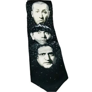 Ralph Marlin Classic Tv Show Larry Moe & Curly Three Stooges Necktie